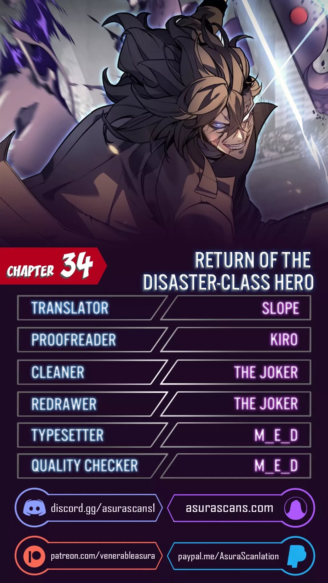 Read The Return of the Disaster-Class Hero Chapter 34 Online