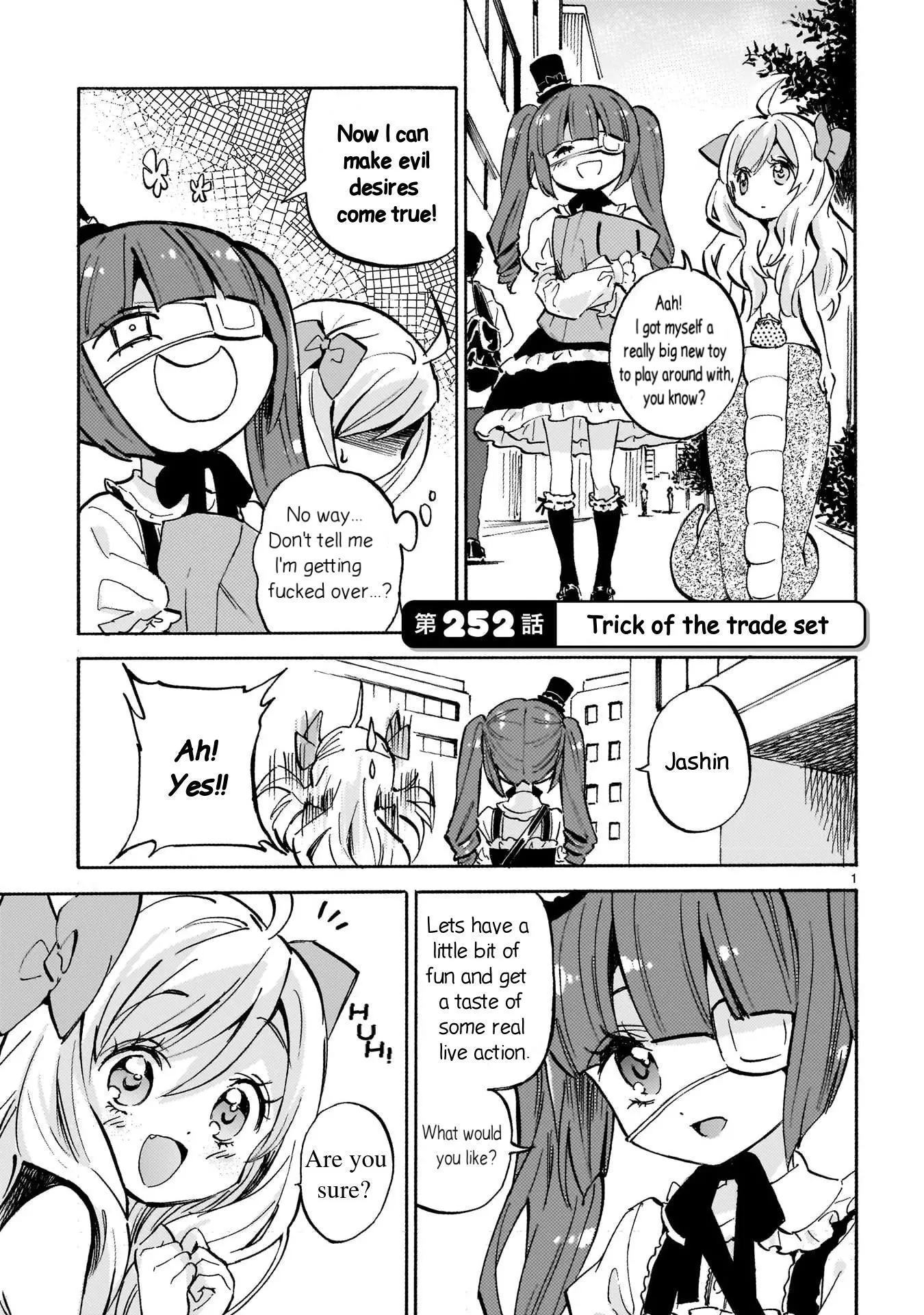 Read Jashin-chan Dropkick Chapter 252 - Trick of the trade set Online