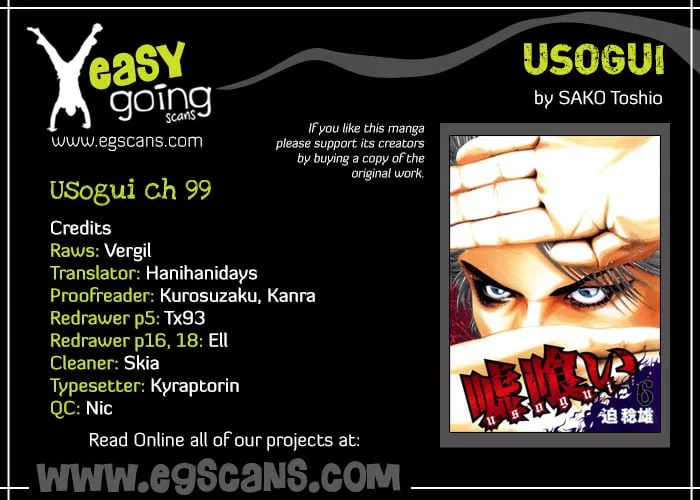 Read Usogui Chapter 99 - Contract for Life Online