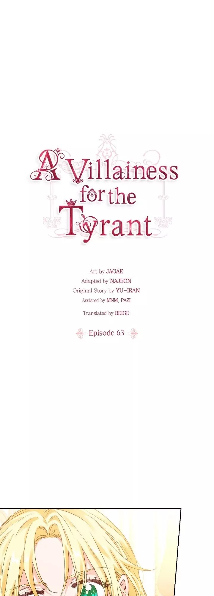 Read A Villainess for the Tyrant Chapter 63 Online