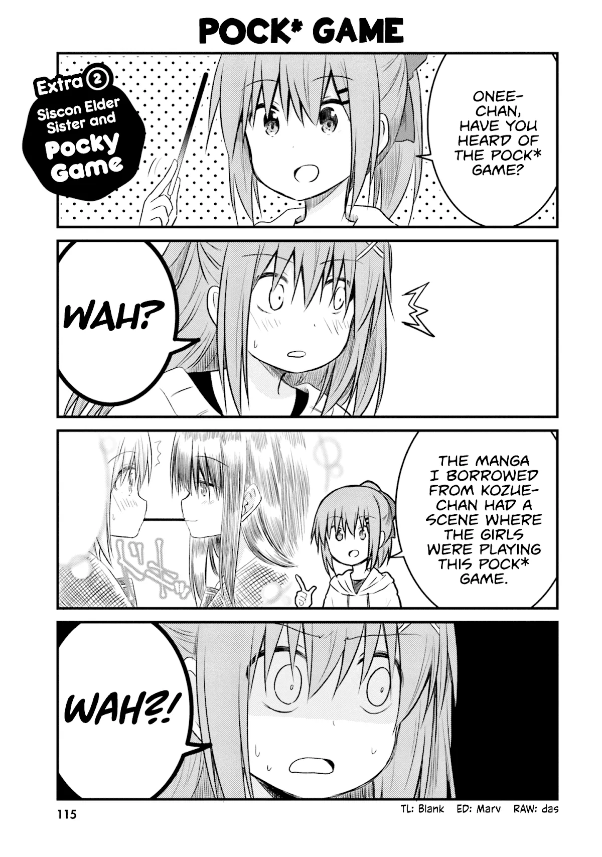 Read Siscon Oneechan to Kinishinai Imouto Chapter 15.5 - Siscon Elder Sister and Pocky Game Online