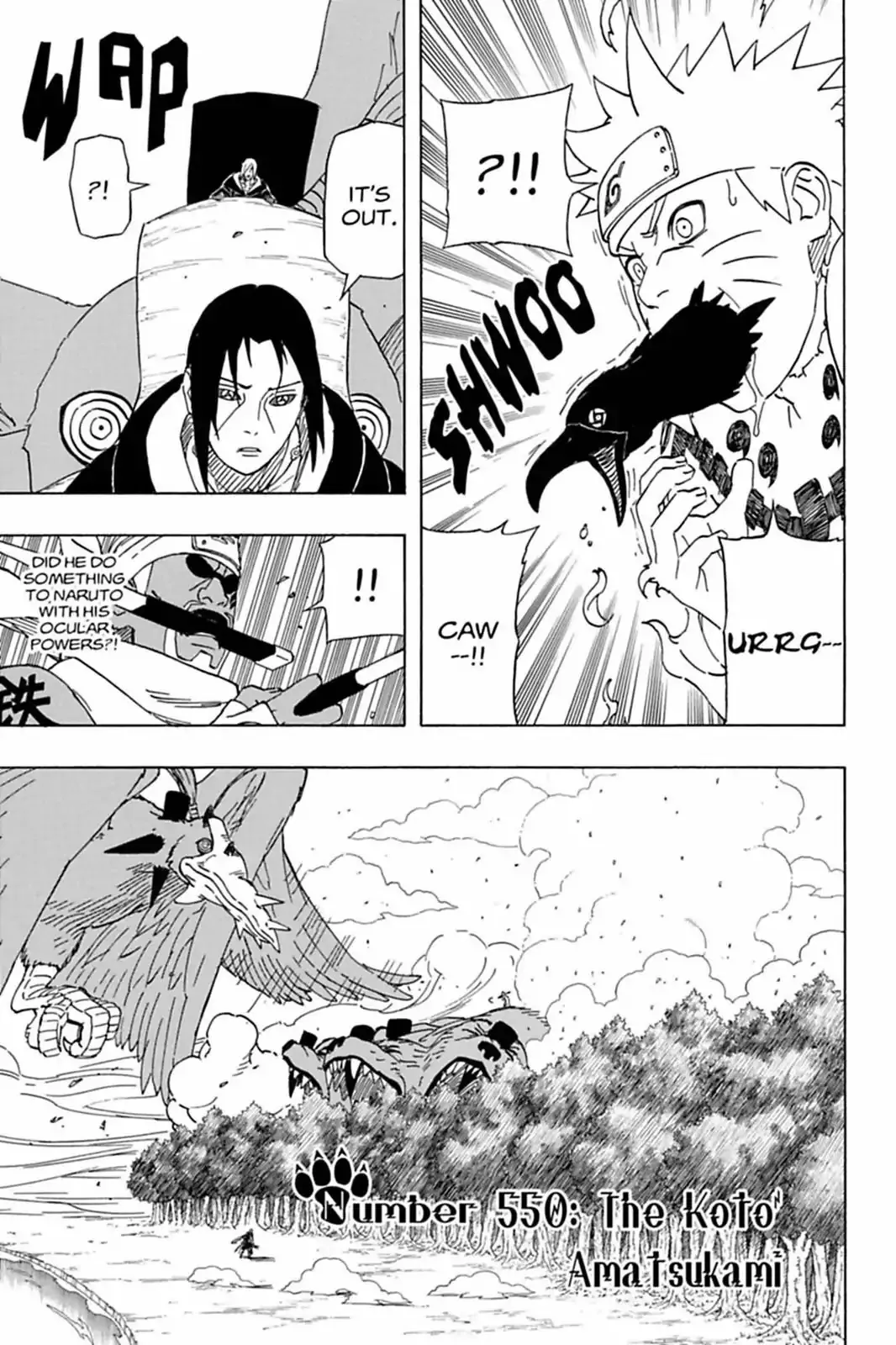 Read Naruto Chapter 550 - The Koto'Amatsukami Online