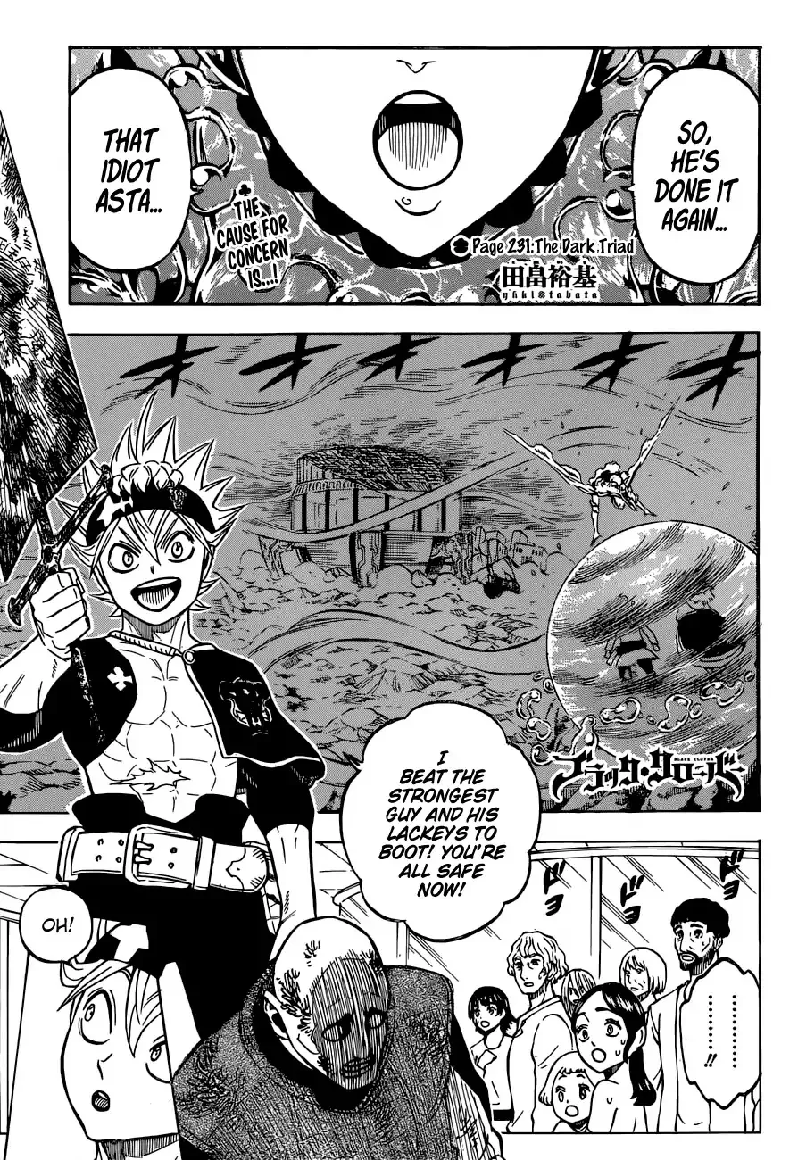 Read Black Clover Chapter 231 - The Dark Triad Online