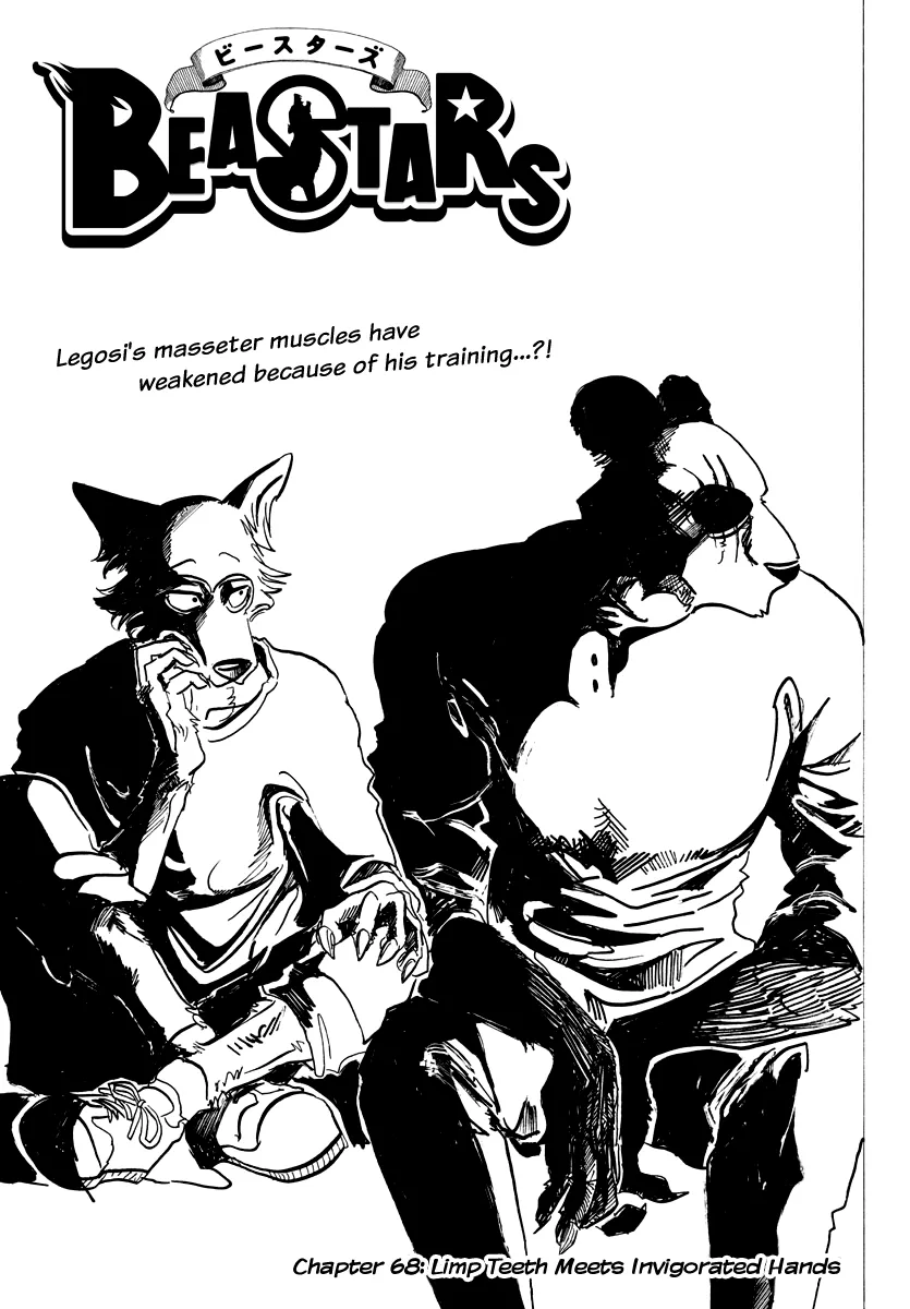 Read Beastars Chapter 68 - Limp Teeth Meets Invigorated Hands Online