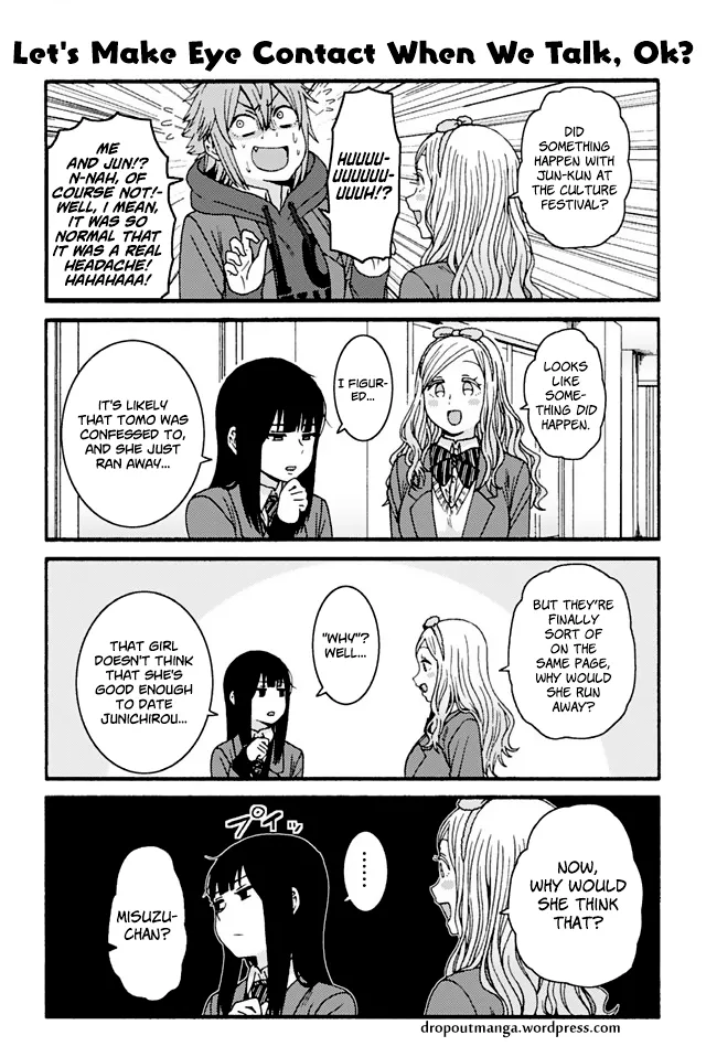 Read Tomo-chan wa Onna no ko! Chapter 834 - Let's Make Eye Contact When We Talk, Ok? Online