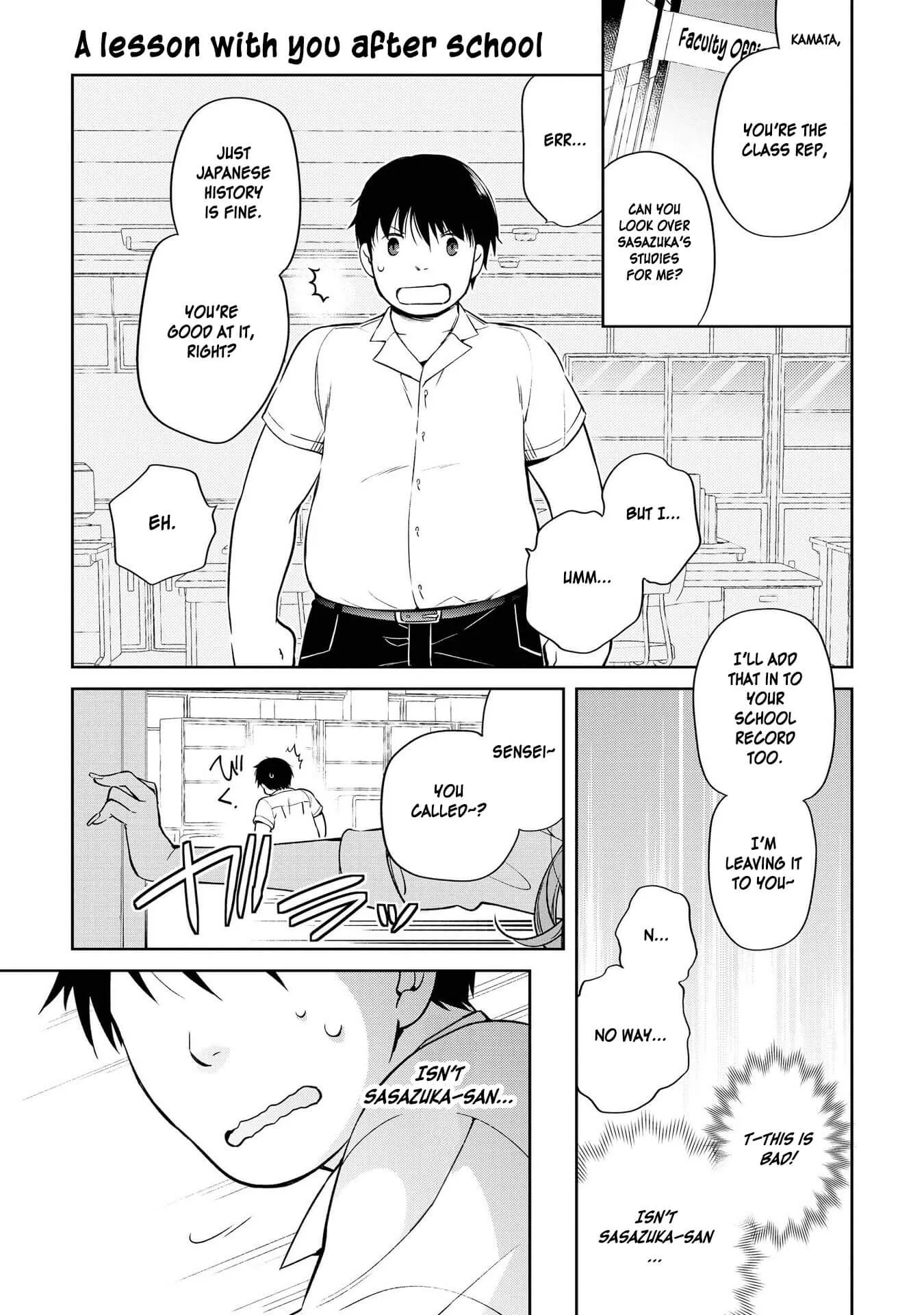 Read Hyottoshite Gal wa Orera ni Yasashii node wa? Anthology Comic Chapter 14 - A lesson with you after school Online