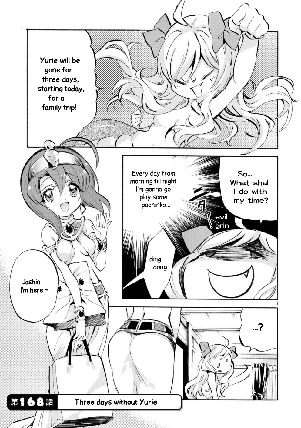 Read Jashin-chan Dropkick Chapter 168 - Three days without Yurie Online