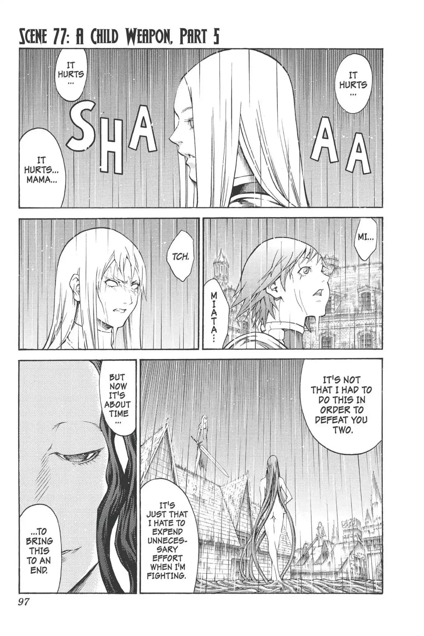 Read Claymore Chapter 77 - Vol.14 Scene 77: A Child Weapon, Part 5 Online