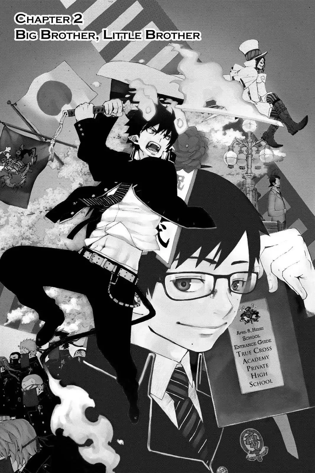 Read Ao no Exorcist Chapter 2 - Big Brother, Little Brother Online