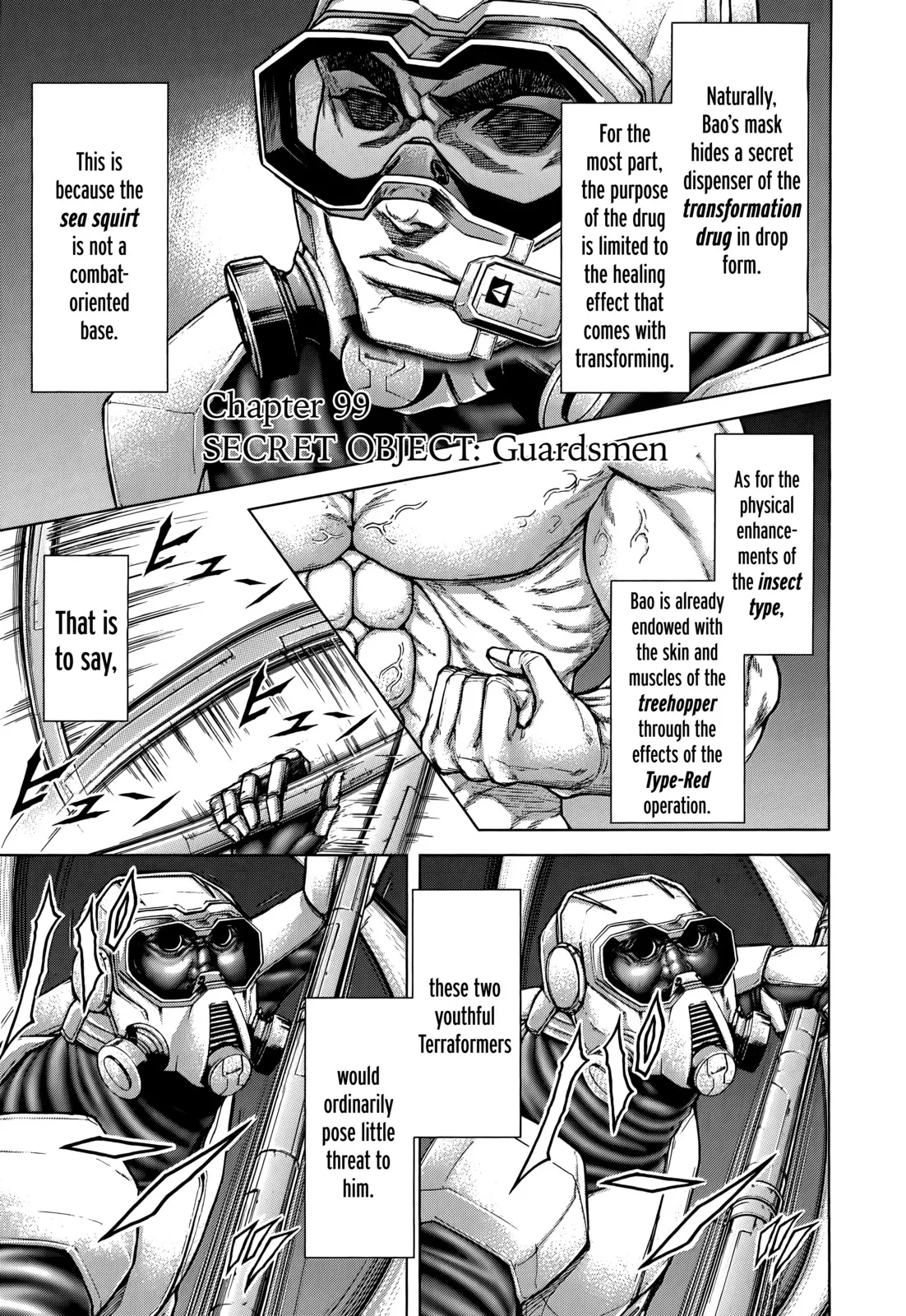 Read Terra Formars Chapter 99 - SECRET OBJECT Guardsmen Online