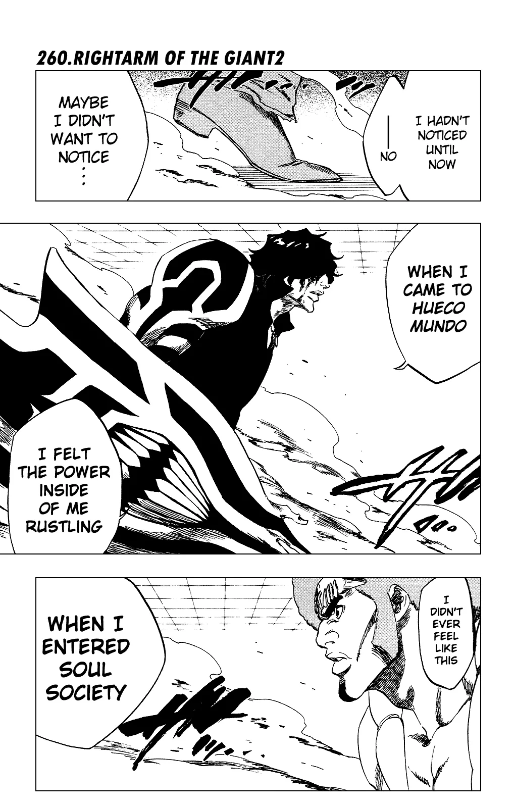 Read Bleach Chapter 260 - Right Arm of The Giant 2 Online