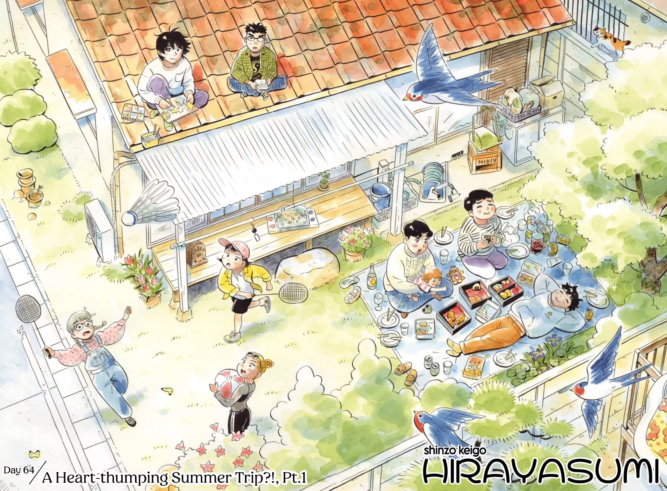 Read Hirayasumi Chapter 64 - A Heart-thumping Summer Trip?!, Pt. 1 Online