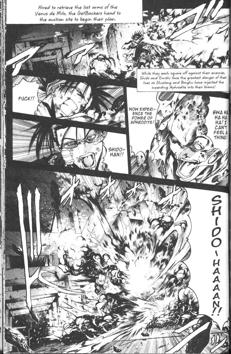 Read Get Backers Chapter 104 - Act VII: The Lost Arms of the Goddess (16): The Auction Approaches! Online