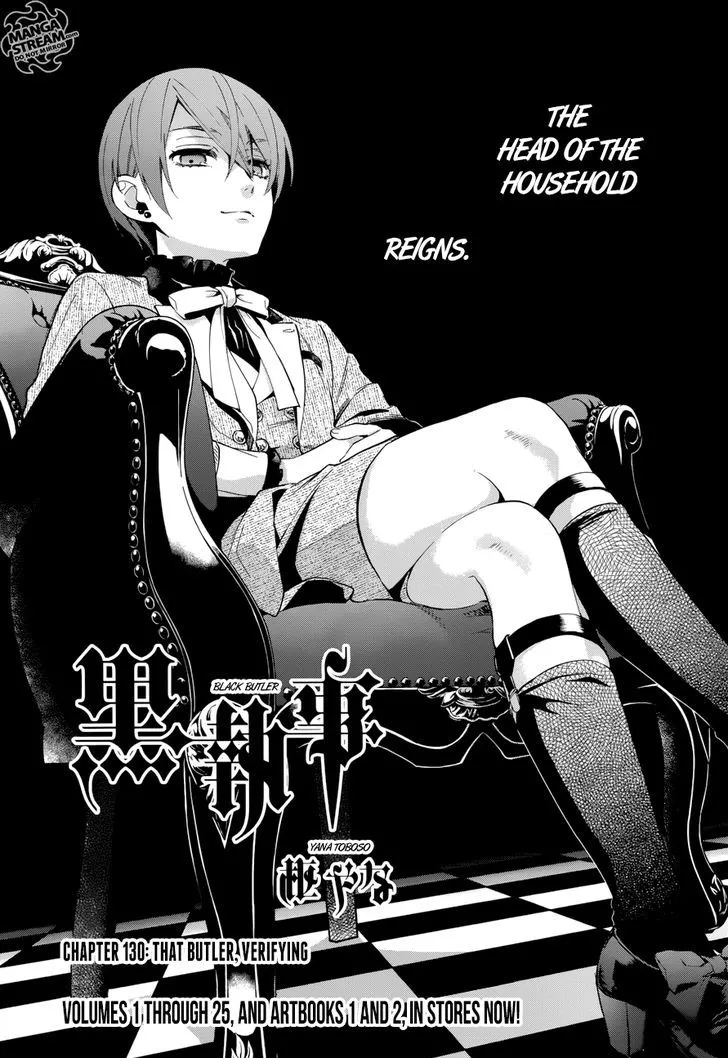 Read Kuroshitsuji Chapter 130 - That Butler, Verifying Online