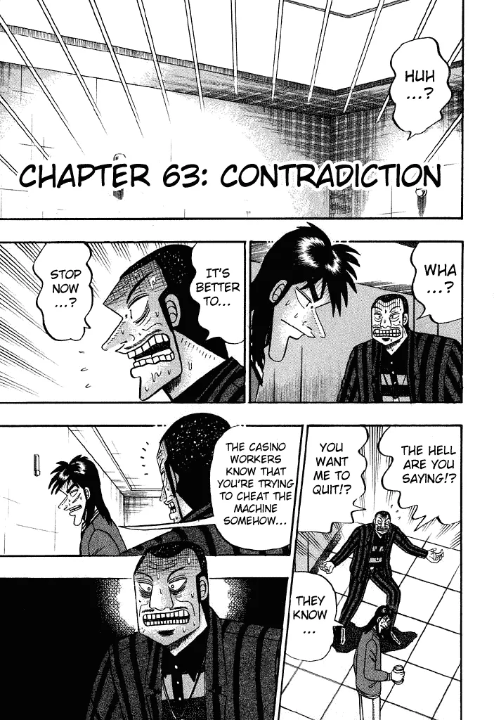 Read Gambling Heathen Kaiji – Kaiji Part 2 Chapter 63 - Contradiction Online
