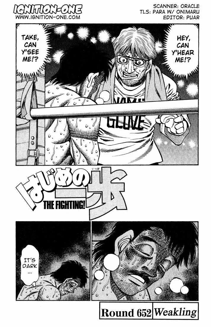 Read Hajime no Ippo Chapter 652 - Weakling Online