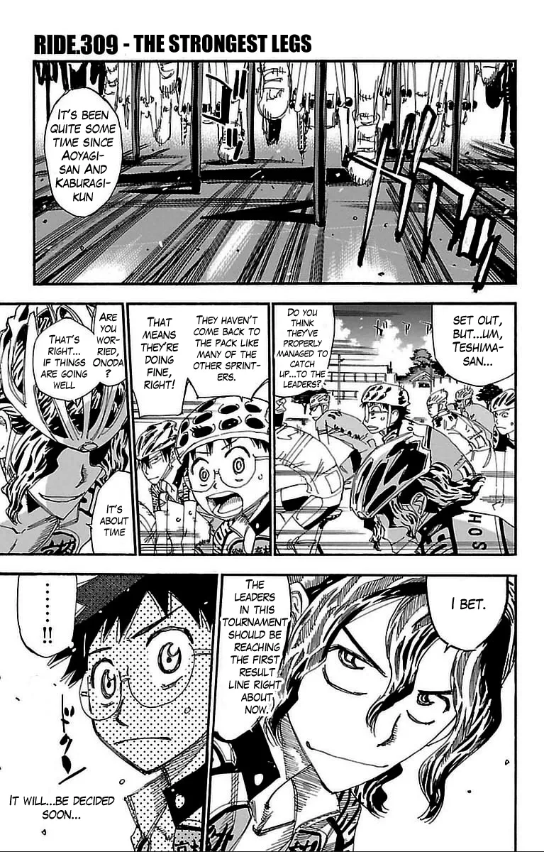 Read Yowamushi Pedal Chapter 309 - The strongest legs Online