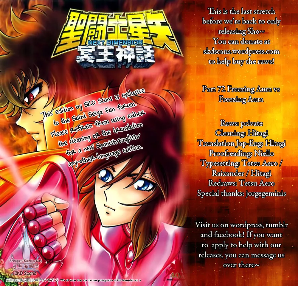 Read Saint Seiya – Next Dimension Chapter 72 - Freezing Aura vs Freezing Aura Online