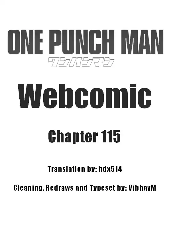 Read Onepunch-Man (ONE) Chapter 115 Online