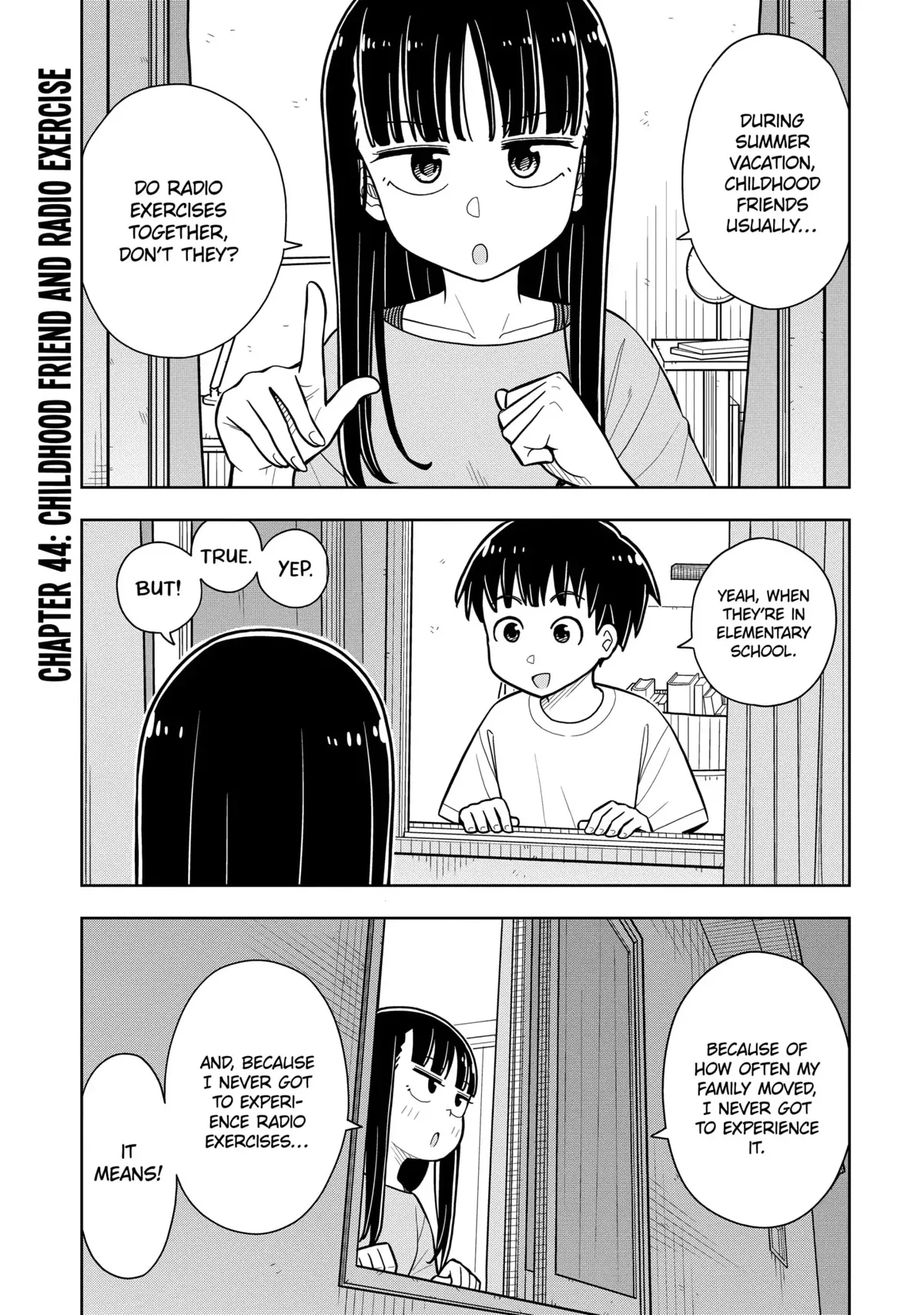 Read Starting Today She’s My Childhood Friend Chapter 44 - Childhood Friend and Radio Exercise Online