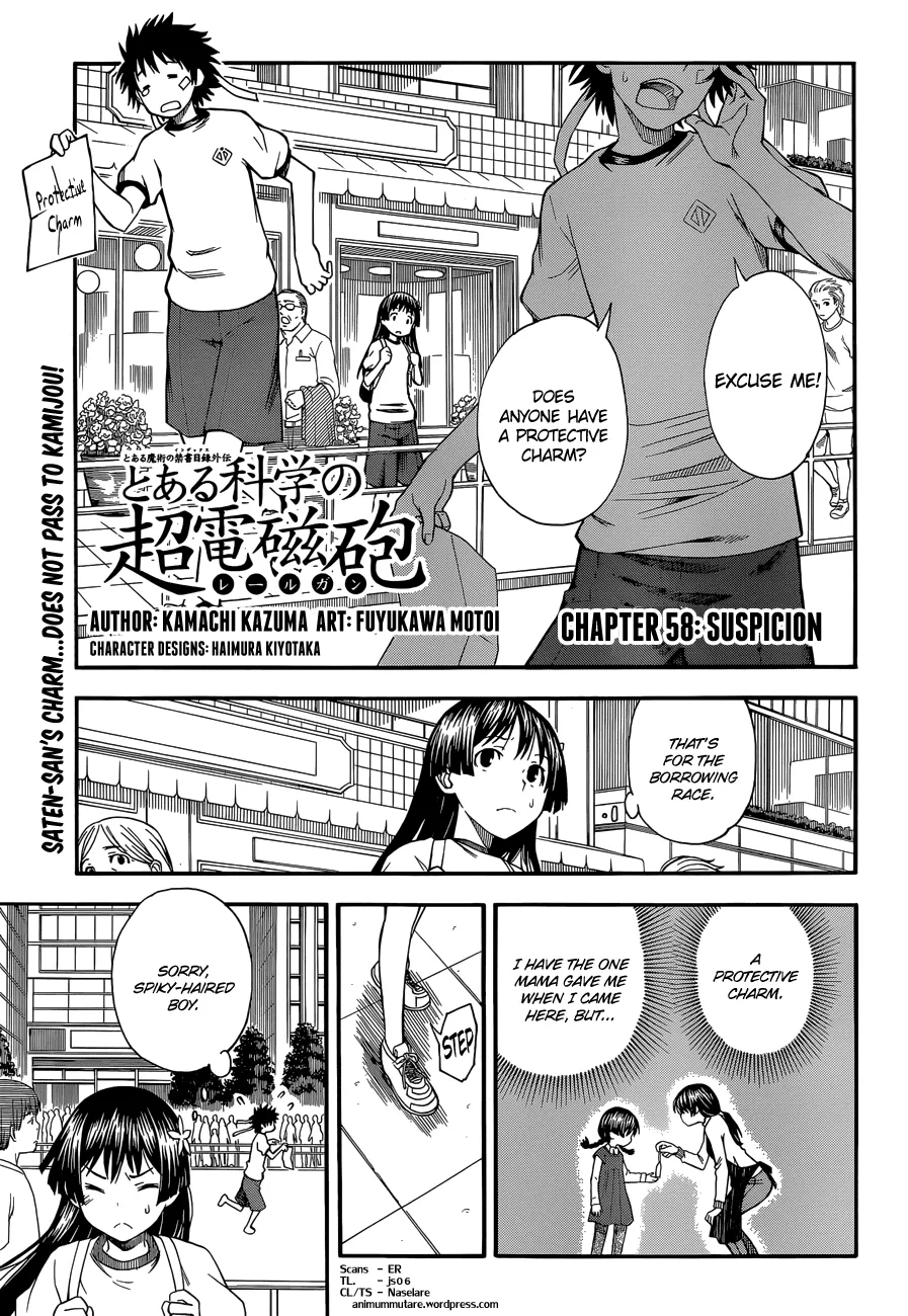 Read To Aru Kagaku no Railgun Chapter 58 - Suspicion Online