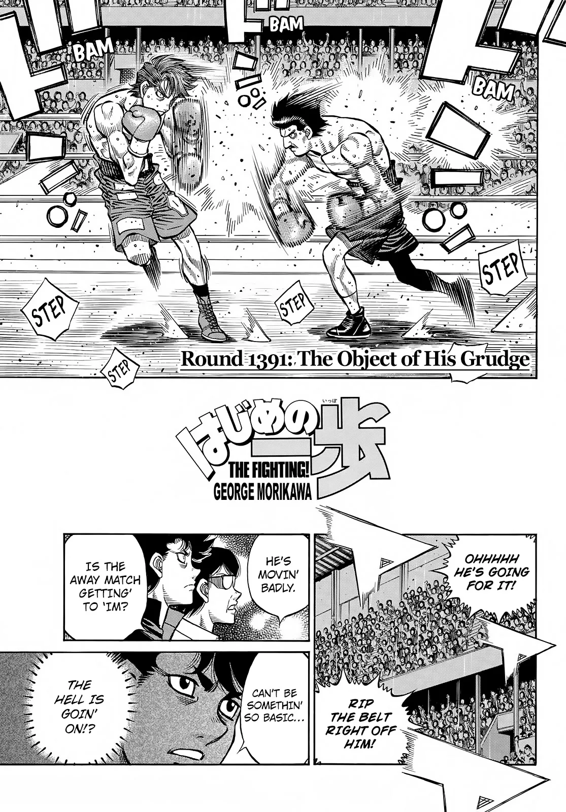 Read Hajime no Ippo Chapter 1391 - The Object of his Grudge Online