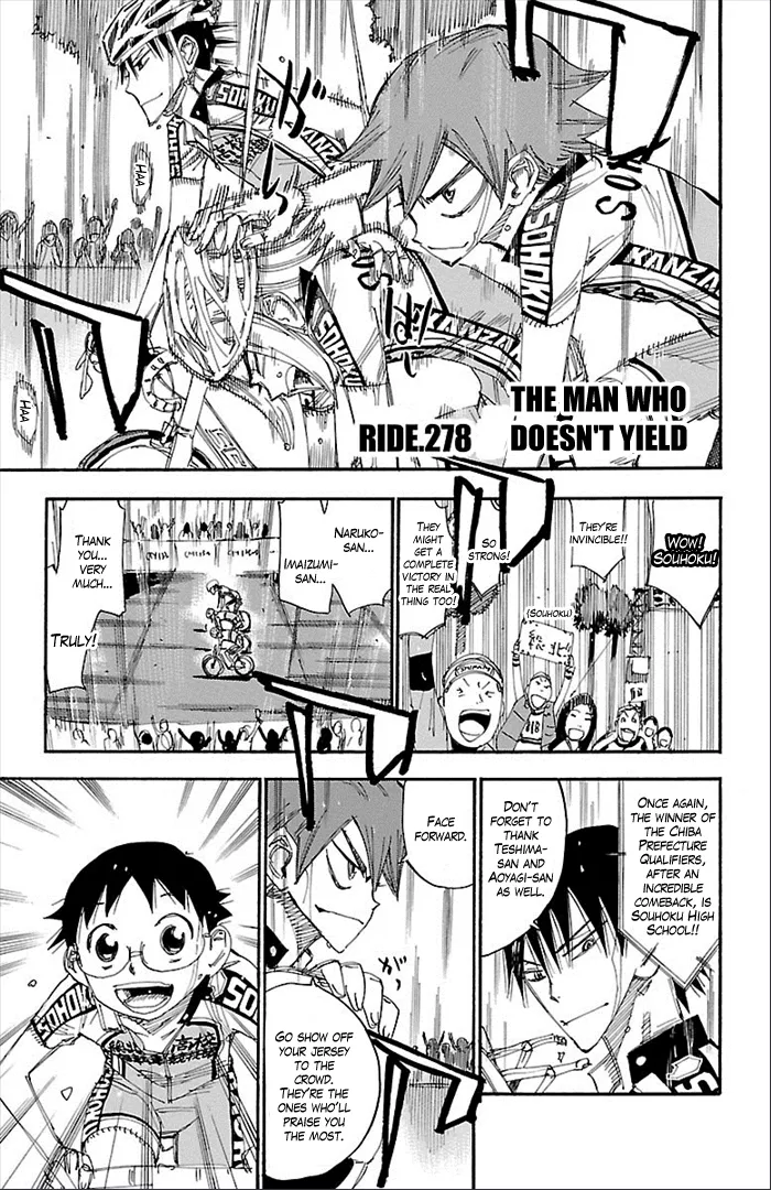 Read Yowamushi Pedal Chapter 278 - The man who doesn't yield Online