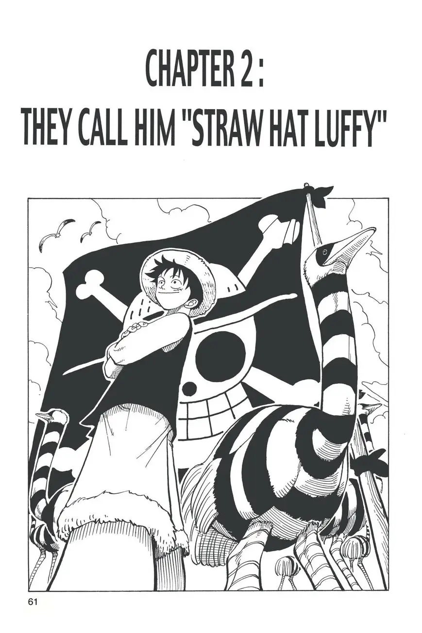 Read One Piece Chapter 002 - They call him "Straw Hat Luffy" Online