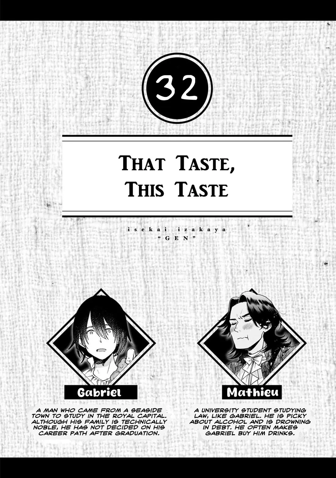 Read Isekai Izakaya “Gen” Chapter 32 - That Taste, This Taste Online