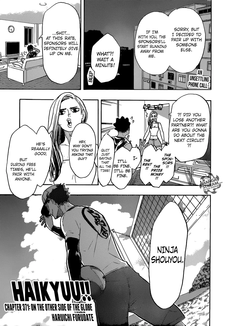 Read Haikyu!! Chapter 371 - On The Other Side Of The Globe Online