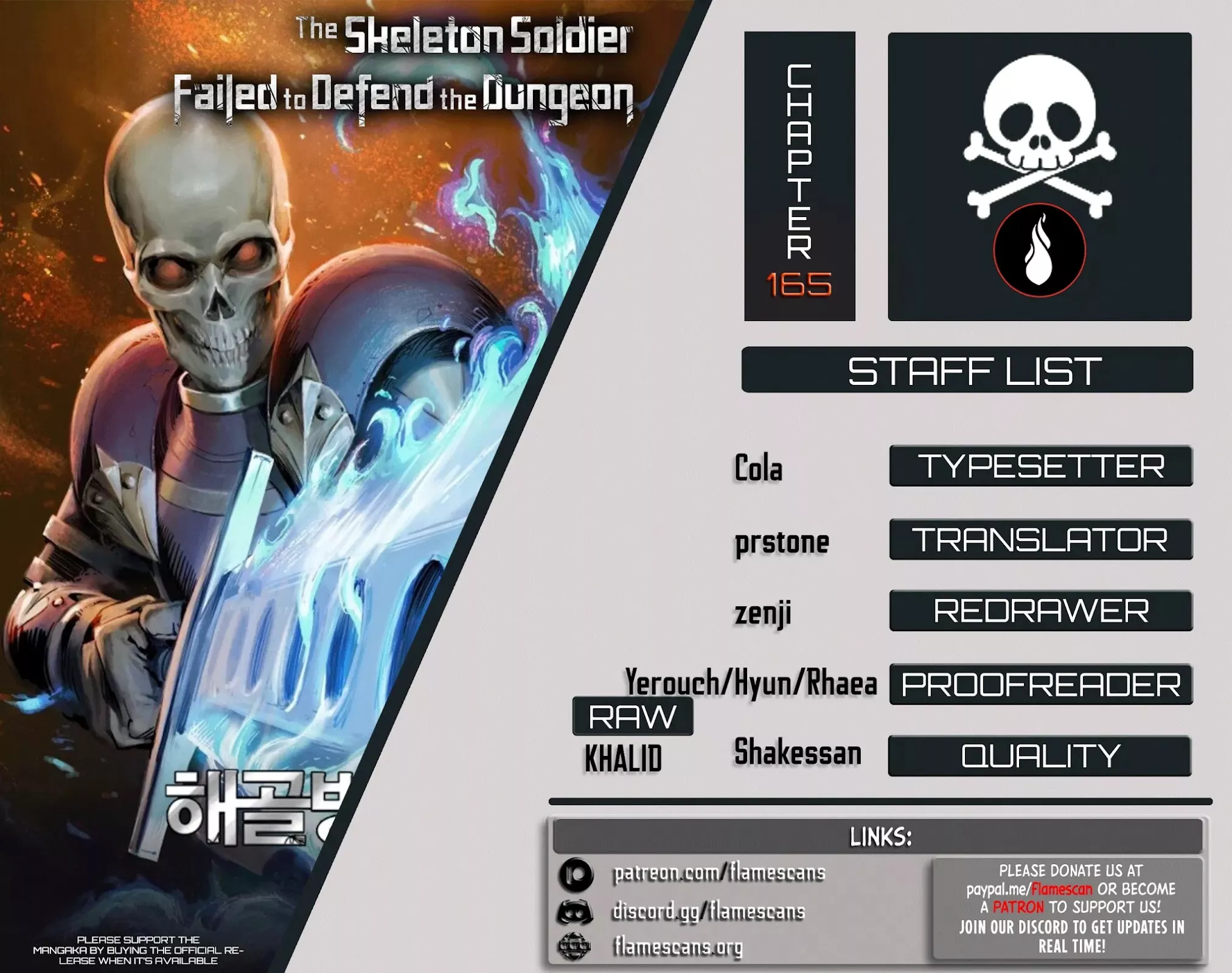 Read Skeleton Soldier Couldn’t Protect the Dungeon Chapter 165 Online