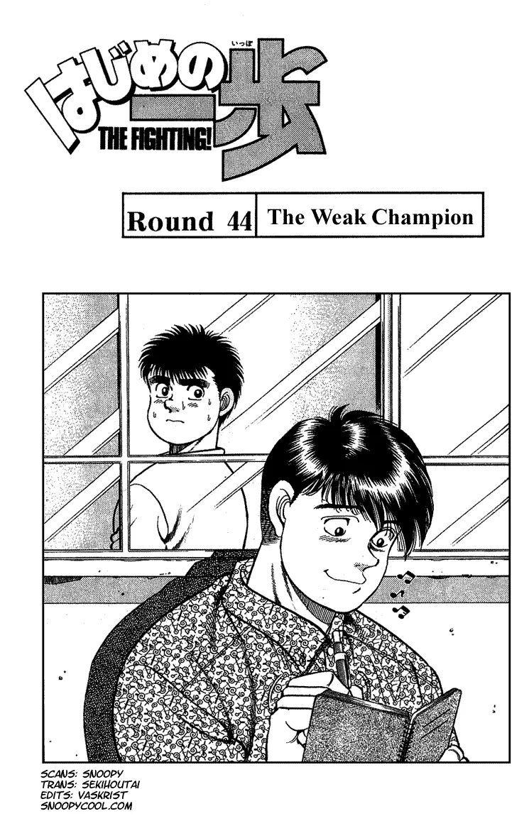 Read Hajime no Ippo Chapter 44 - A Weak Champion Online