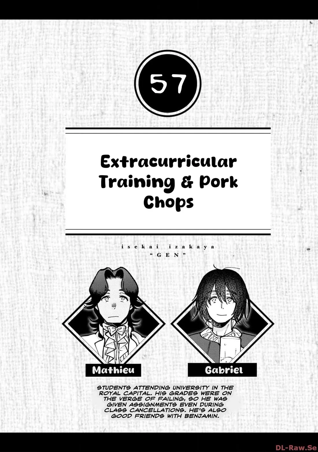 Read Isekai Izakaya “Gen” Chapter 57 - Extreacurricular Training and Pork Chops Online