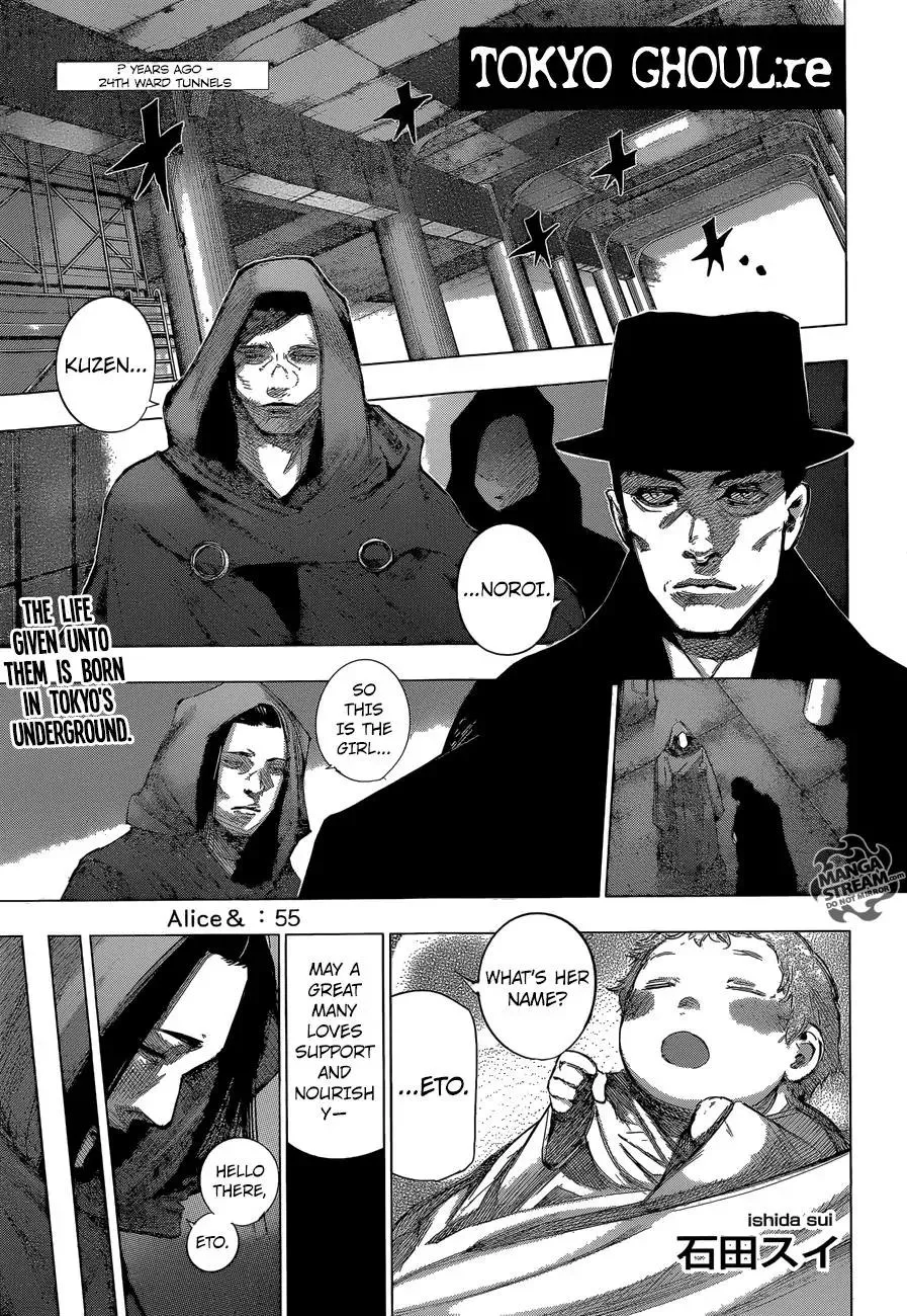 Read Tokyo Ghoul:re Chapter 55 - Alice& Online