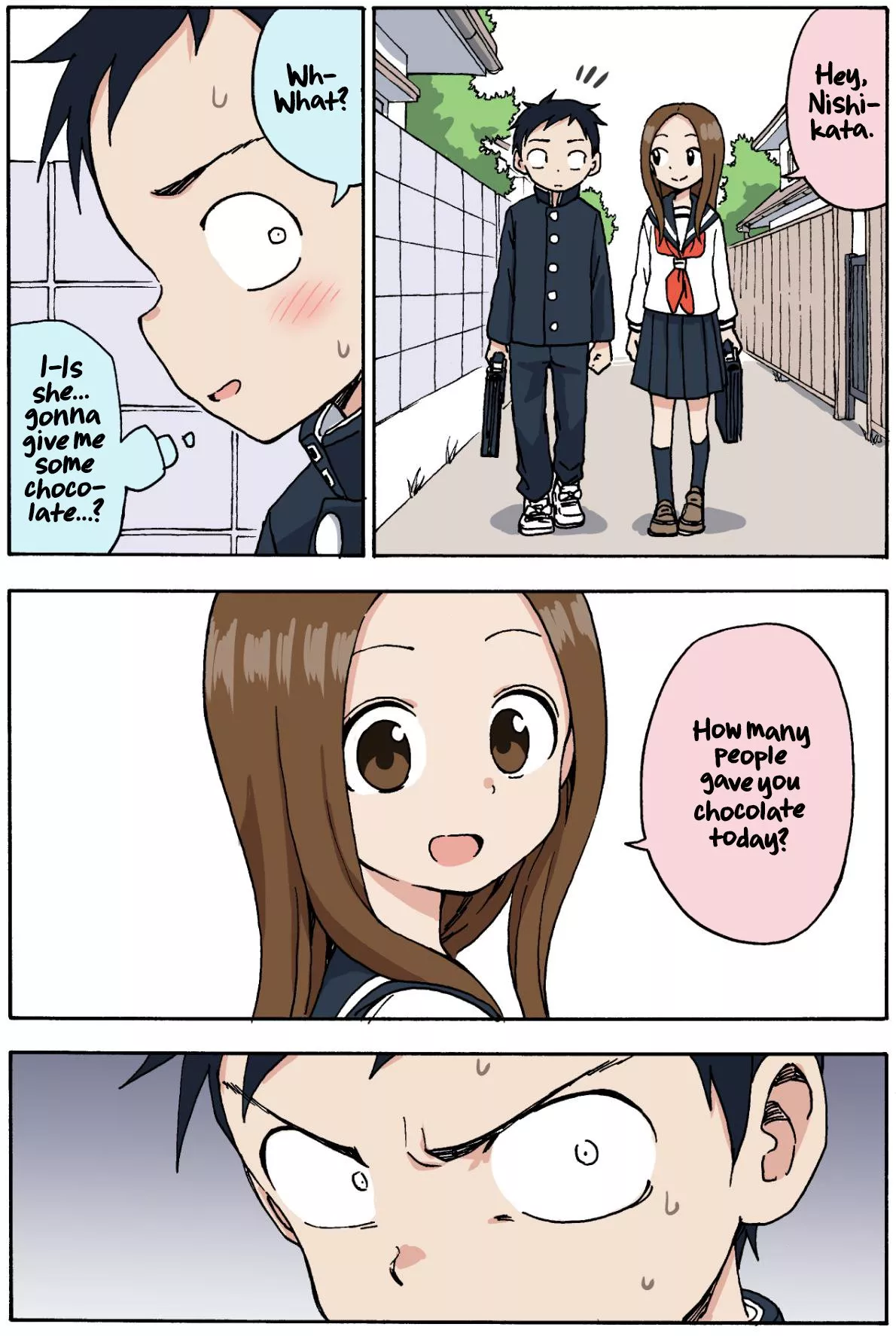 Read Karakai Jouzu no Takagi-san Chapter 95.5 - Valentine's Short (2019) Online