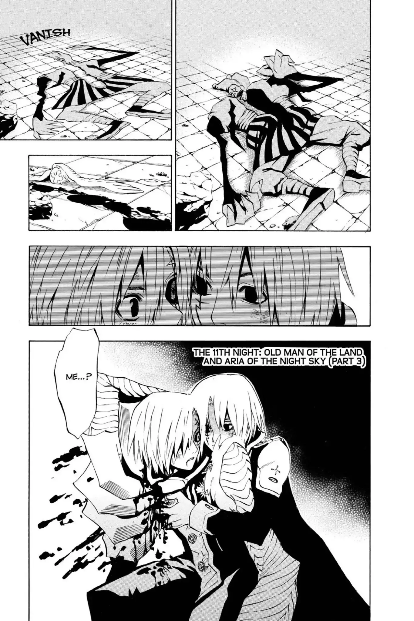 Read D.Gray-man Chapter 11 - Vol.2 The 11th Night: Old Man of the Land and Aria of the Night Sky (Part 3) Online