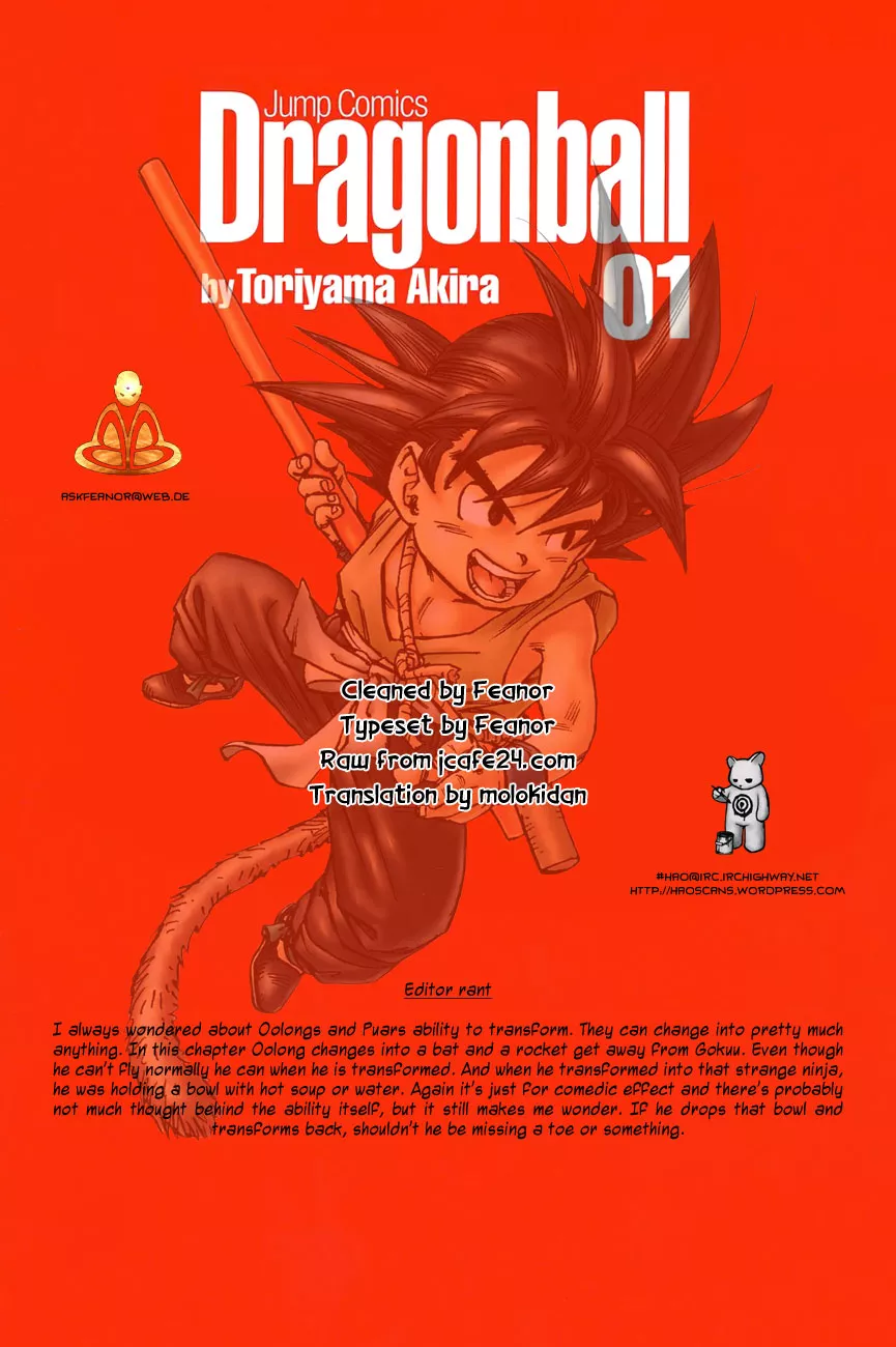 Read Dragon Ball Chapter 6 - So Long, Oolong! Online