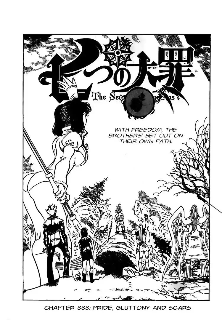 Read Nanatsu no Taizai Chapter 333 - Pride, Gluttony, and Scars Online