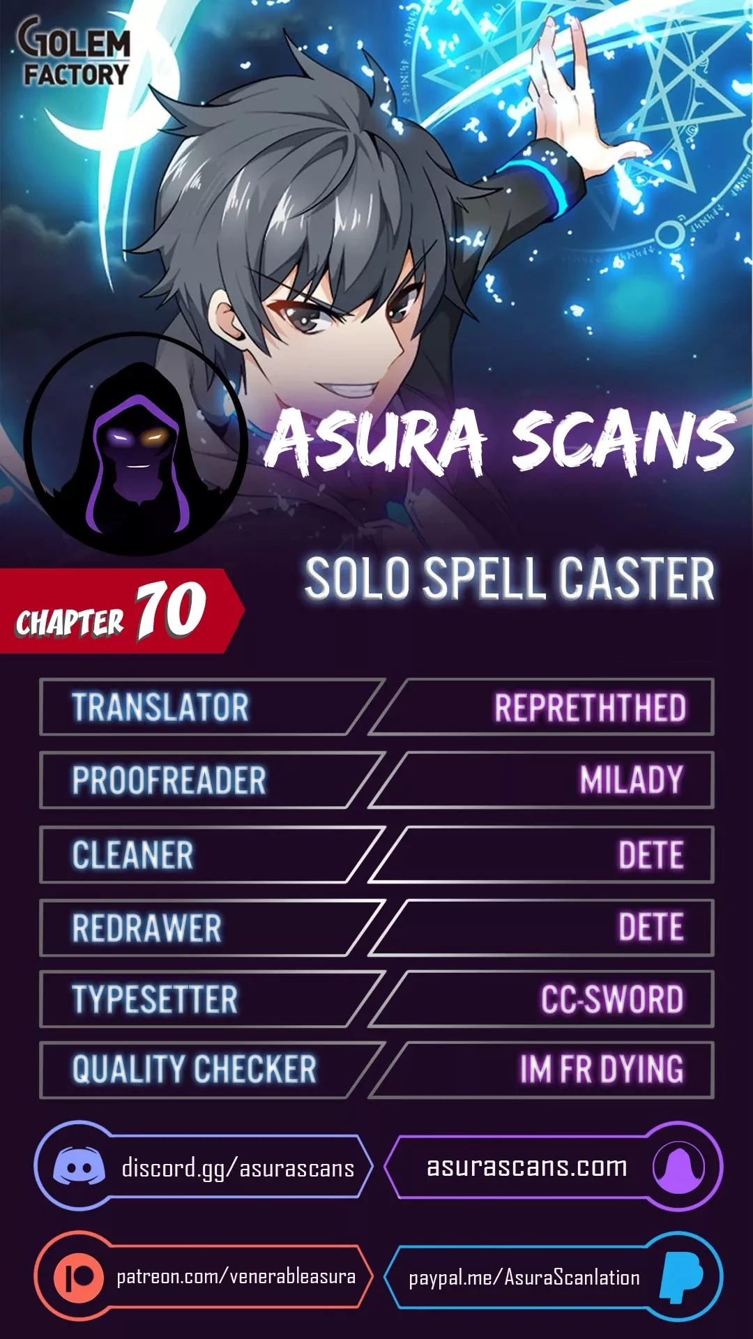 Read Solo Spell Caster Chapter 70 Online