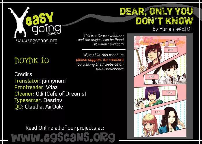 Read Dear, Only You Don’t Know! Chapter 10 Online