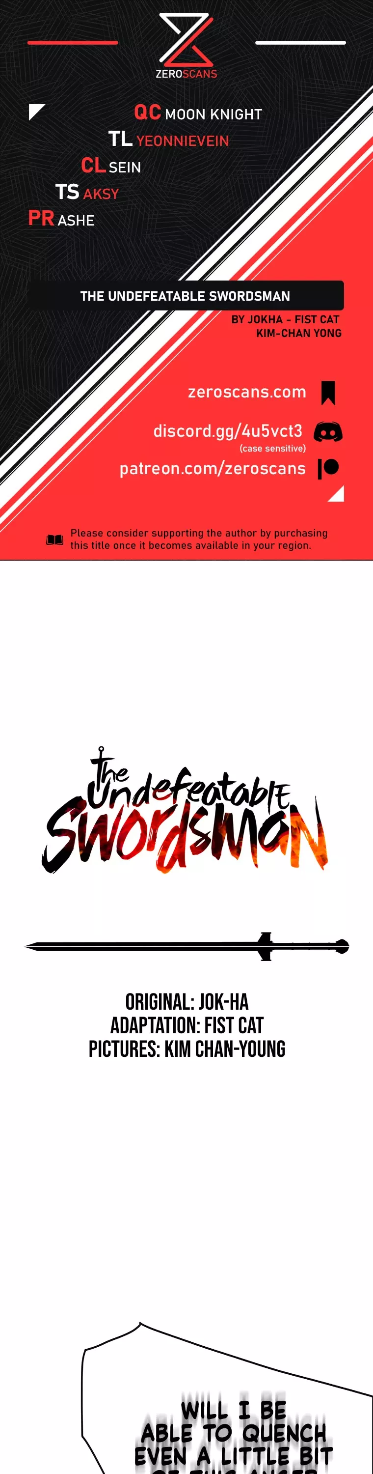 Read The Undefeatable Swordsman Chapter 161 Online