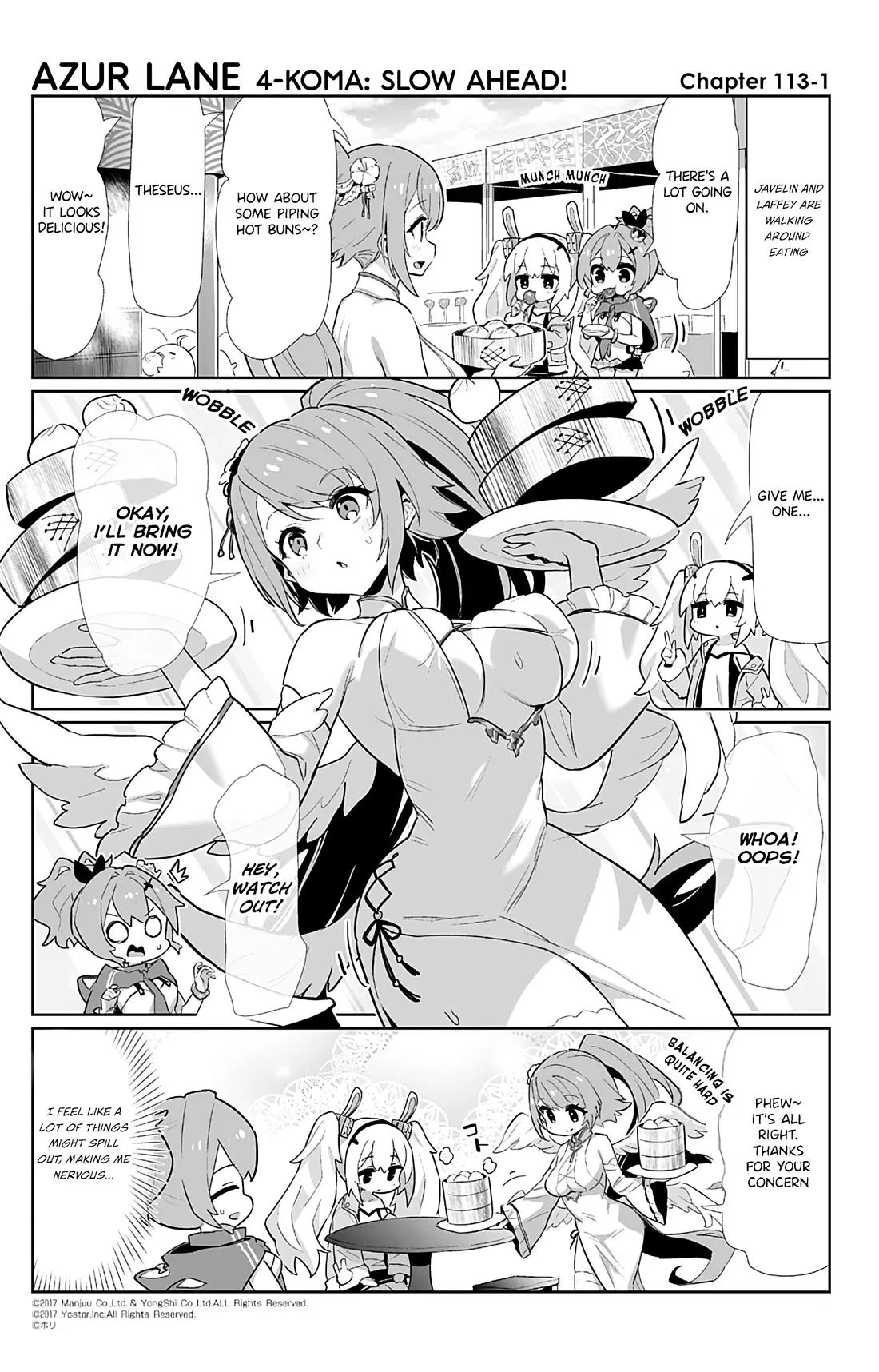 Read Azur Lane 4-koma: Slow Ahead Chapter 113 - Theseus & Perseus Online