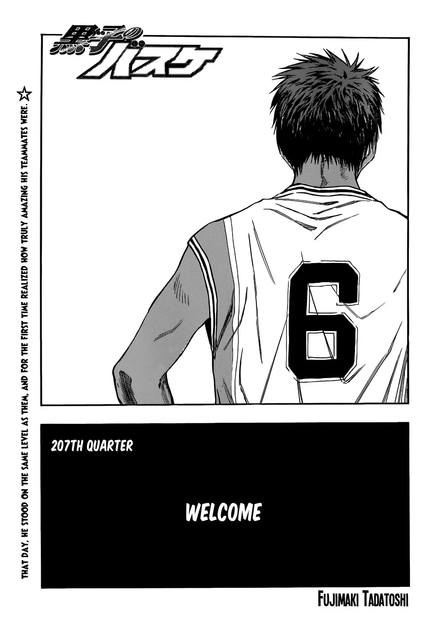 Read Kuroko no Basket Chapter 207 - Welcome Online