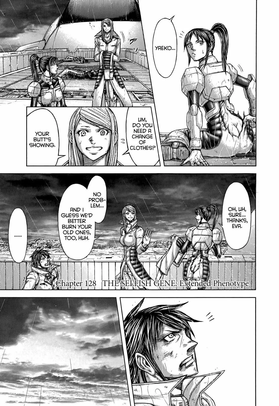 Read Terra Formars Chapter 128 - THE SELFISH GENE: Extended Phenotype Online