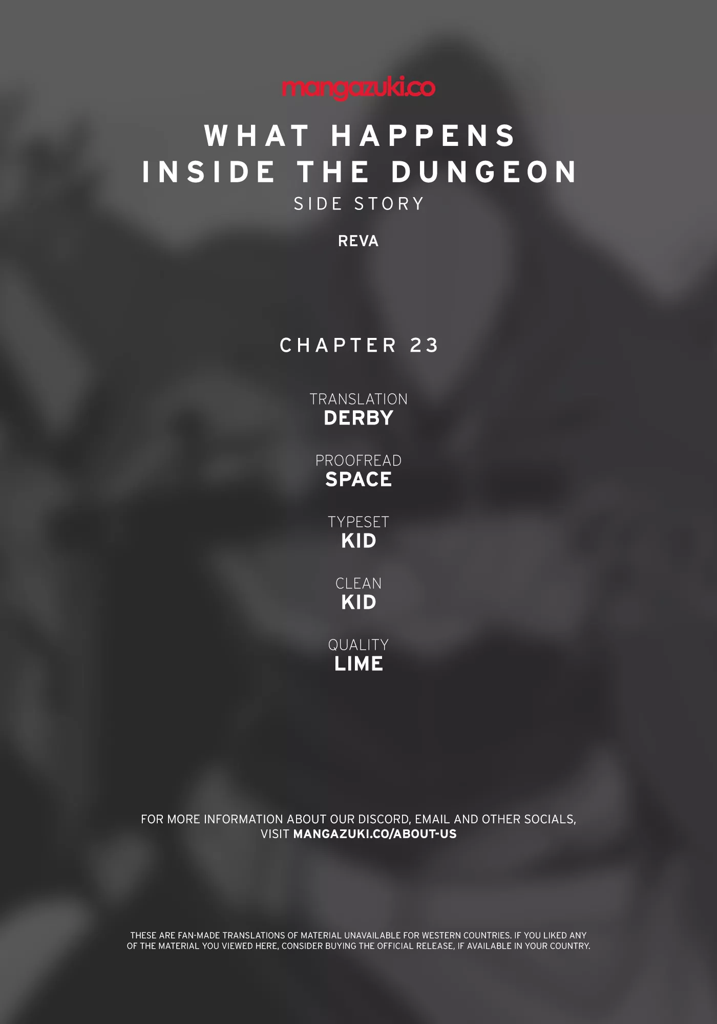 Read What Happens Inside the Dungeon Chapter 133 - Side Story - Chapter 23 Online