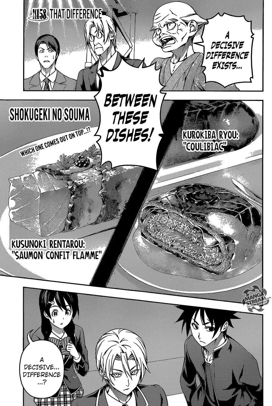 Read Shokugeki no Soma Chapter 158 - That Difference Online