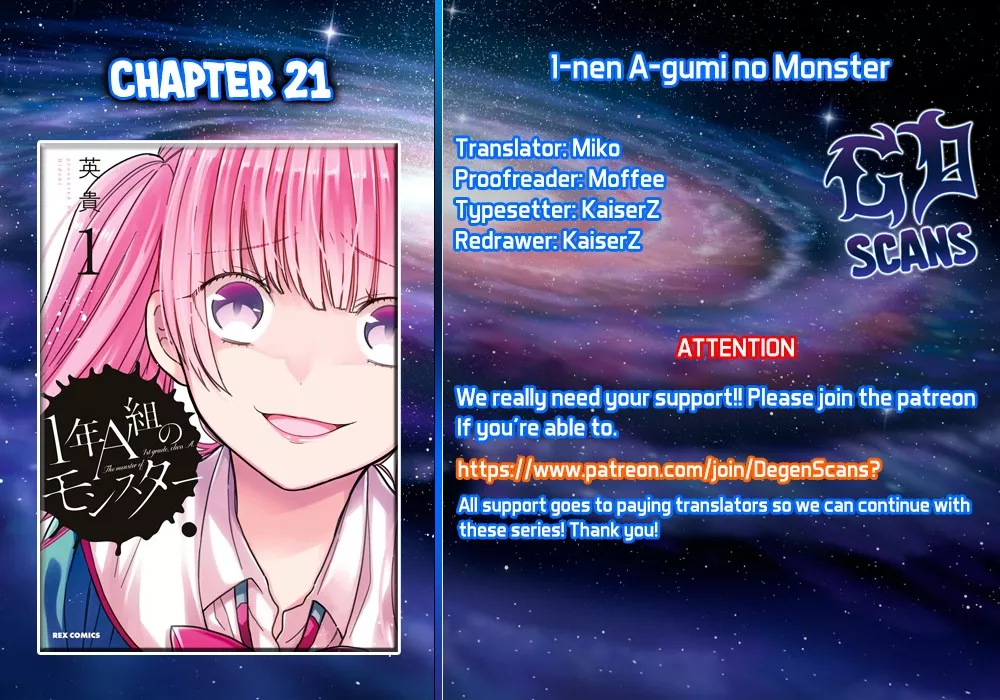 Read 1-nen A-gumi no Monster Chapter 21 - Don't You Understand...? Online