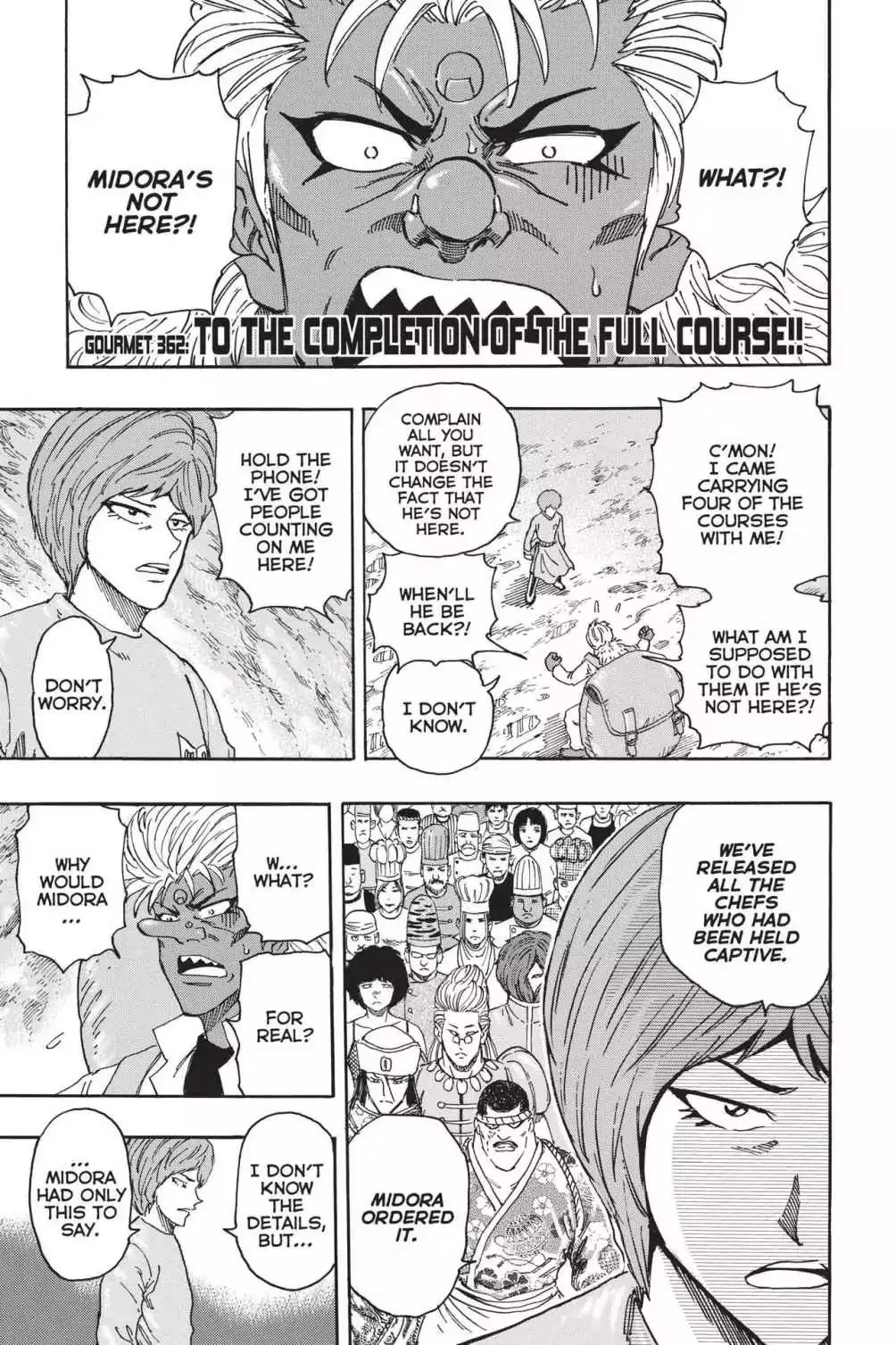 Read Toriko Chapter 362 - Vol.40 Gourmet 362: To the Completion of the Full Course!! Online