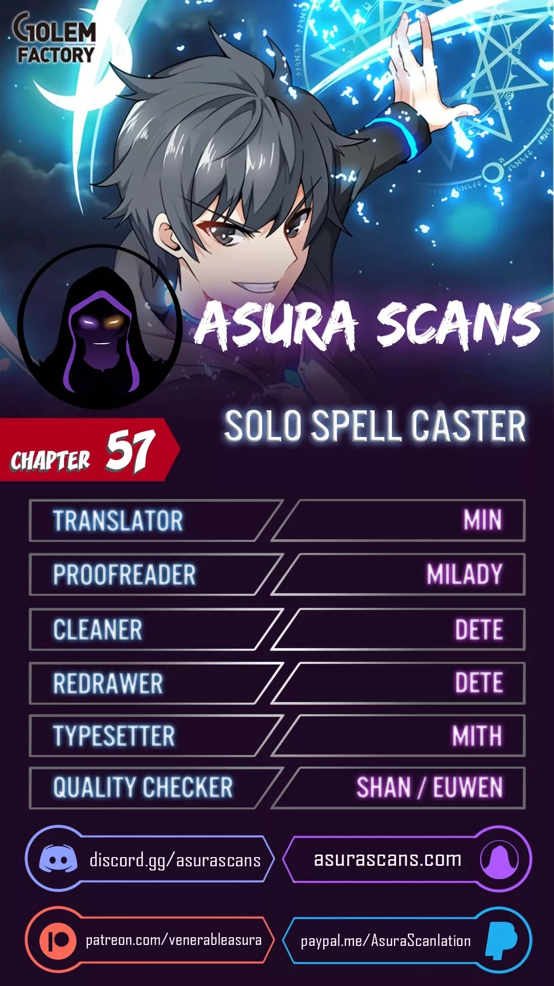 Read Solo Spell Caster Chapter 57 Online