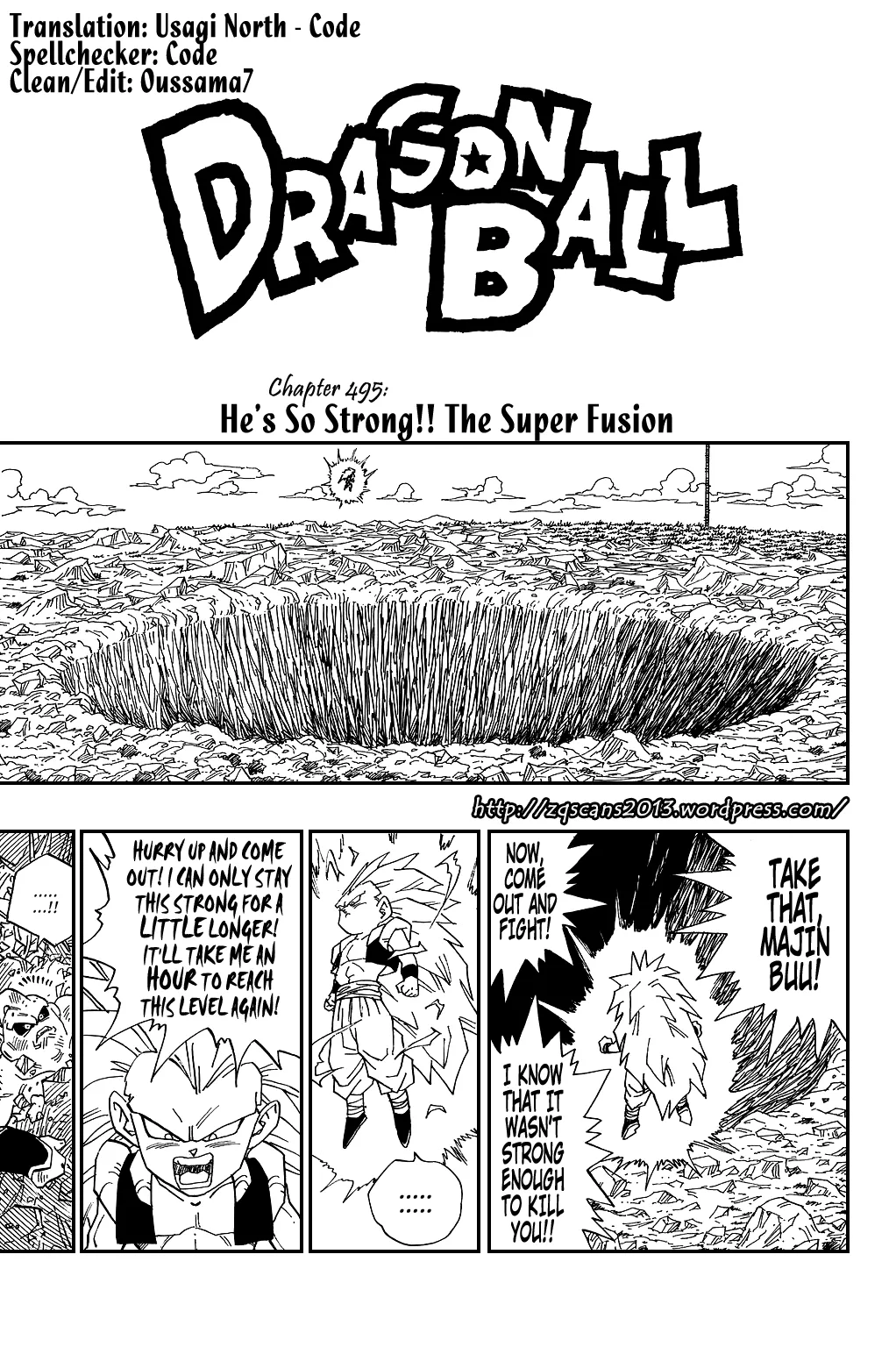 Read Dragon Ball Chapter 495 - He's So Strong!! The Super Fusion Online